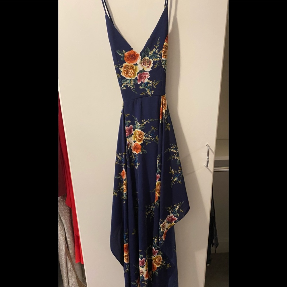 Strappy floral dress